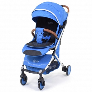 Прогулочная коляска Nuovita Giro, цвет - Blu, Argento / Синий, Серебристый (Nuovita, D289_718)